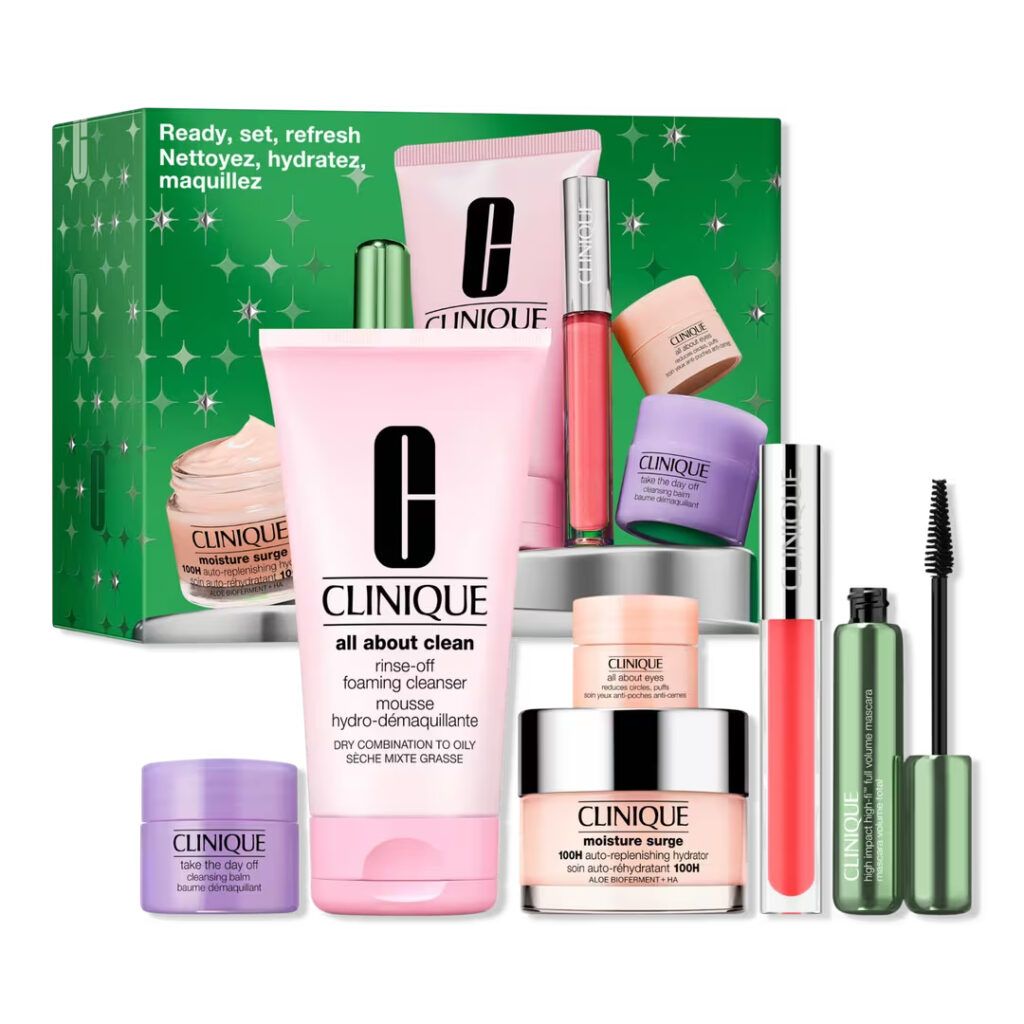 Clinique Ready, Set, Refresh: Hydrating Skincare & Everyday Makeup Holiday Gift Set