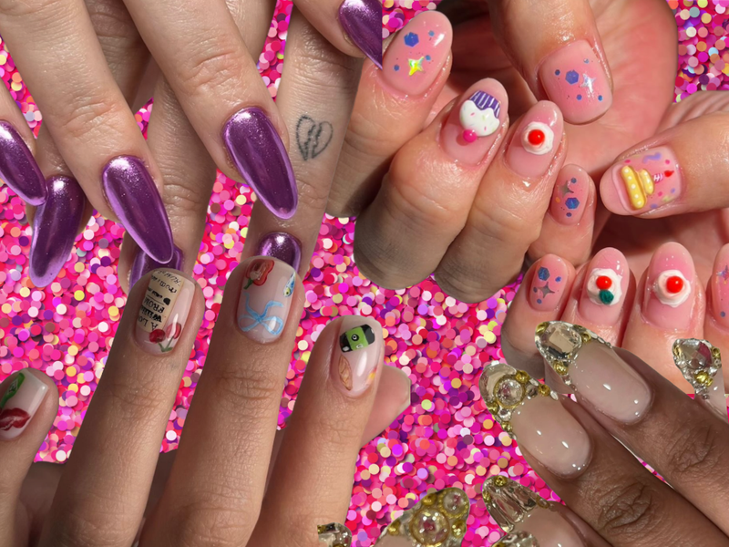 birthday nail manicures