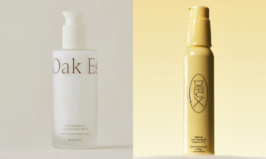 Oak Essentials and Dieux face cleansers