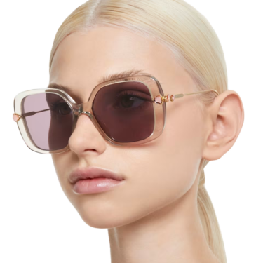 woman wearing swarovski sunglasses