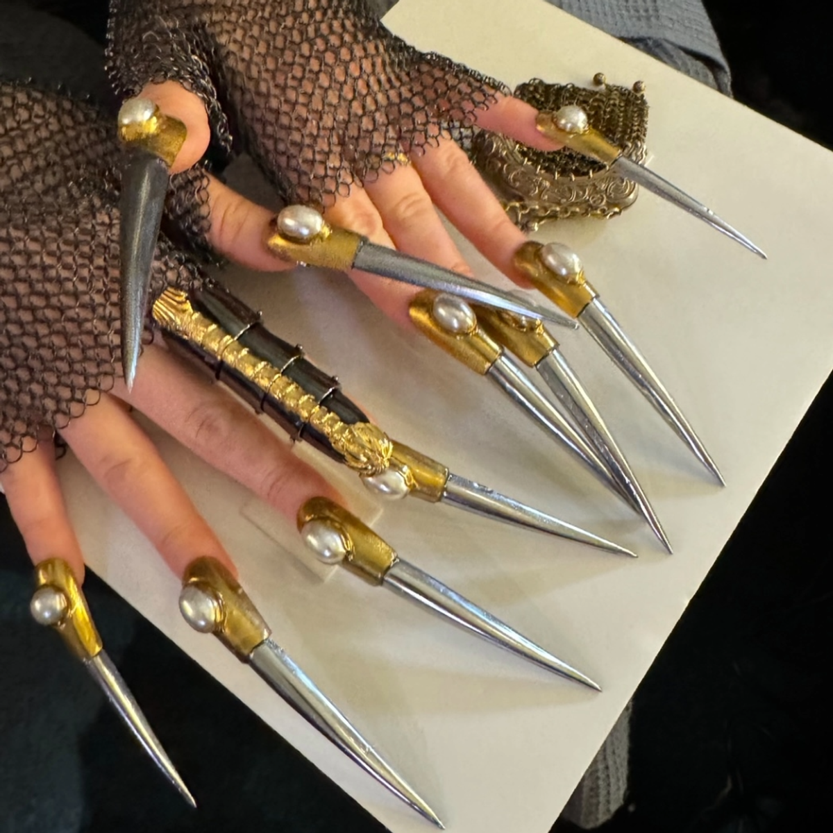 Chappell Roan VMA nails by Juan Alvear