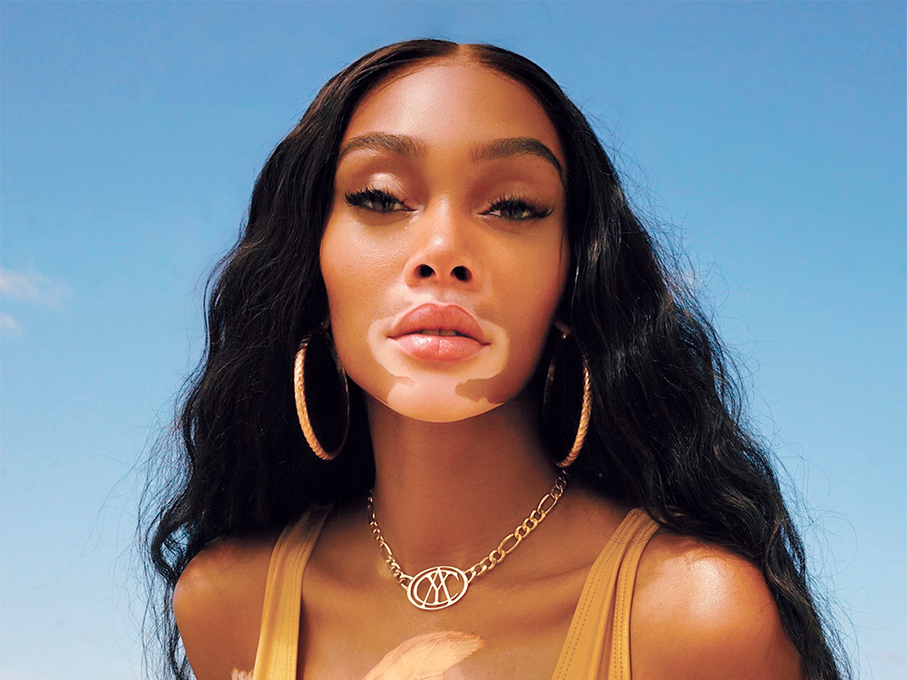 An Up-Close Look at What Winnie Harlow Keeps On Her Vanity