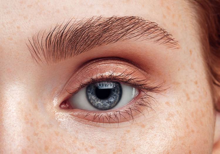 Use eyeshadow as an eyebrow filler