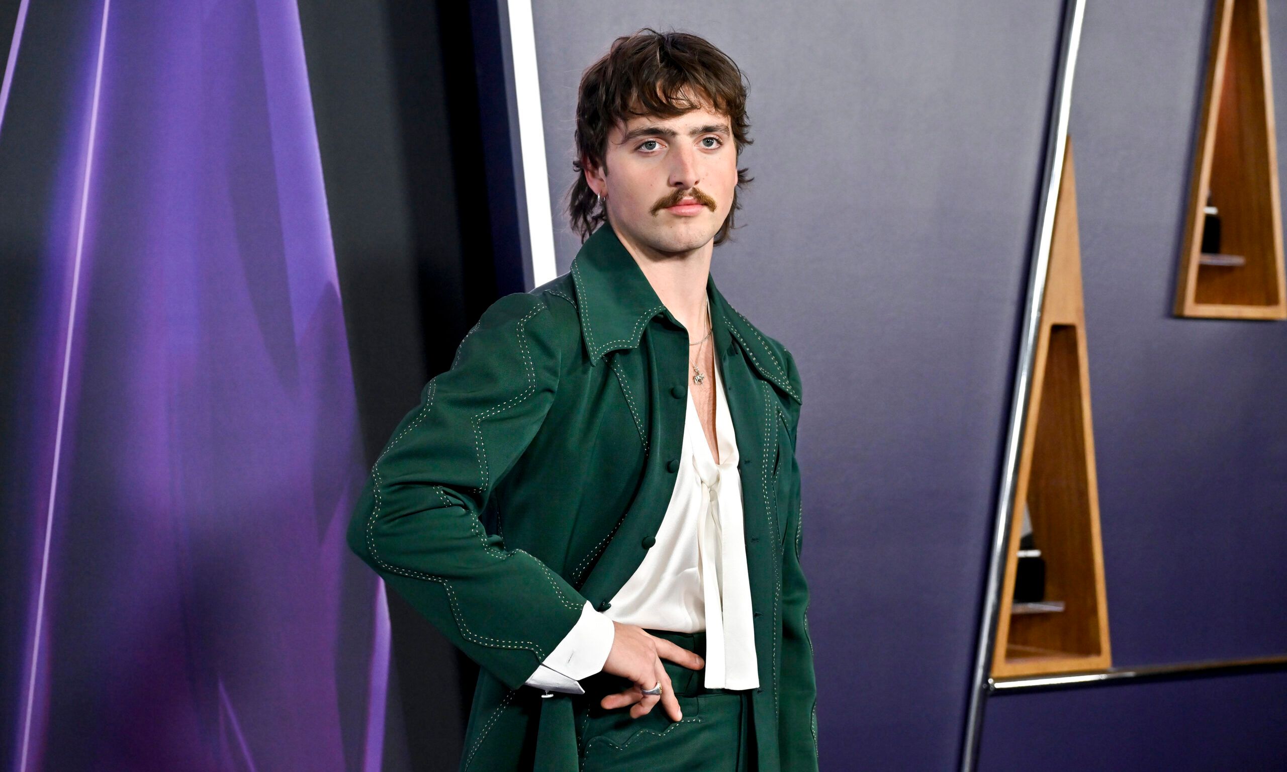 Benson Boone attends the 2025 American Music Awards at Fontainebleau Las Vegas on May 26, 2025 in Las Vegas, Nevada.