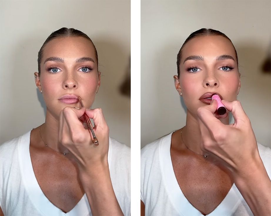 Patrick Ta Lip Look Using Burt's Bees