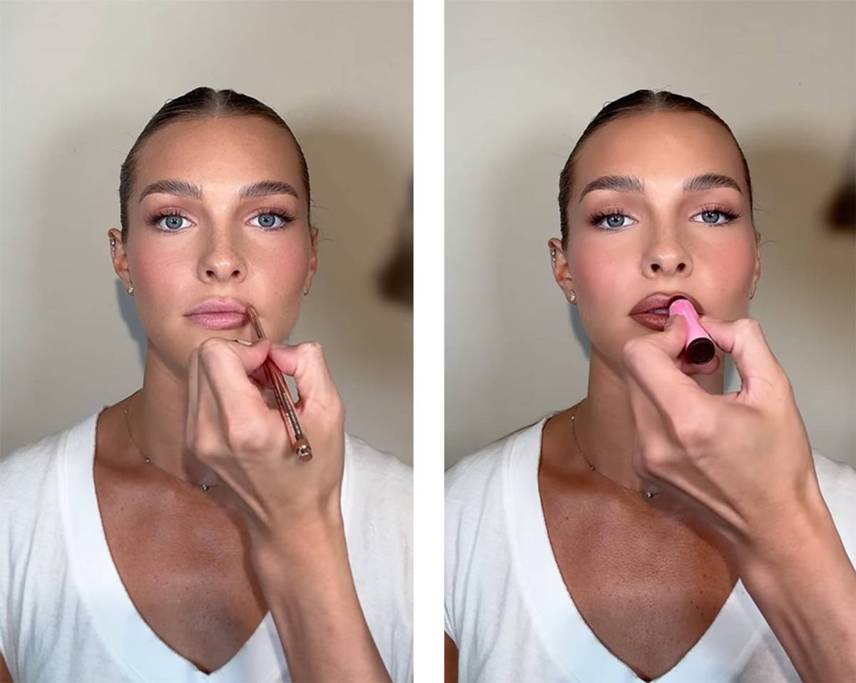 Patrick Ta Lip Look Using Burt's Bees