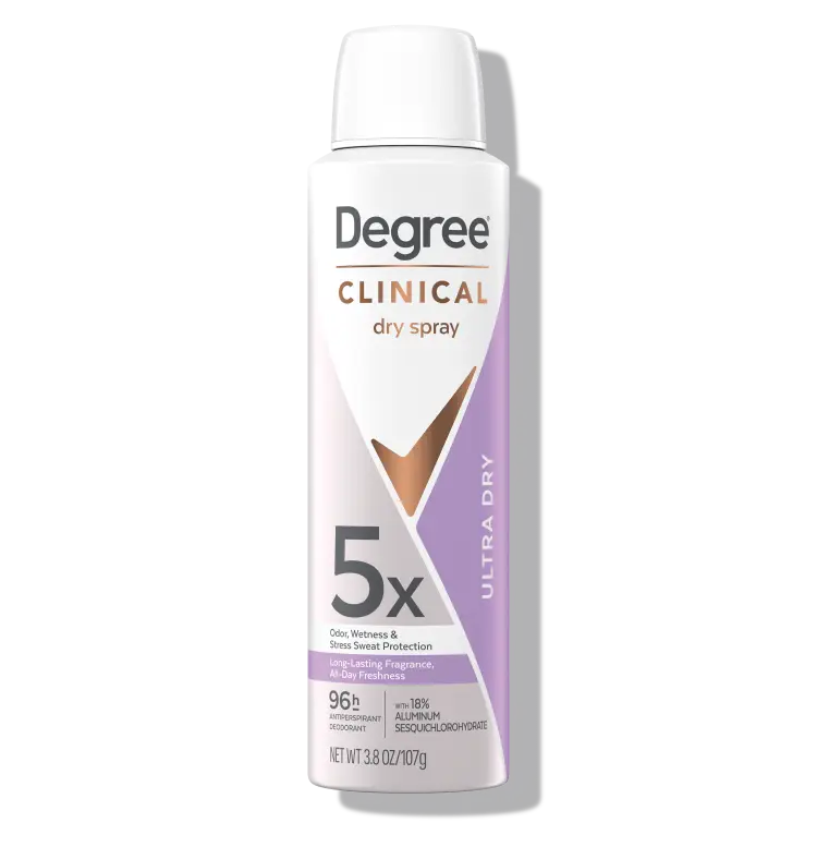 Degree Clinical 5X Ultra Dry Spray