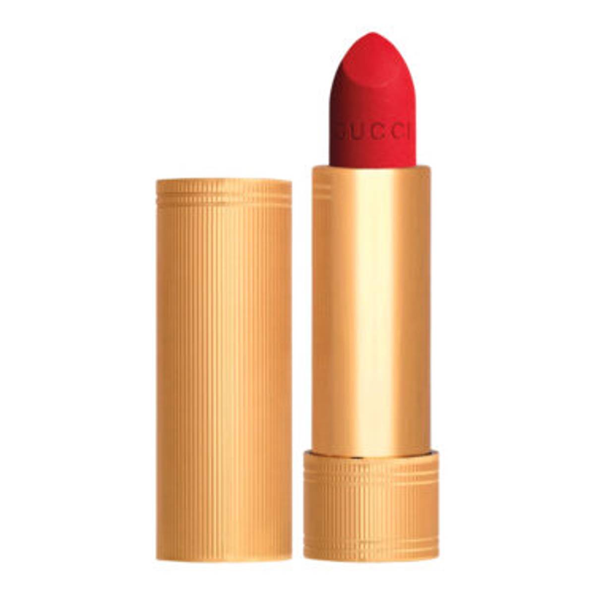 Gucci matte red lipstick