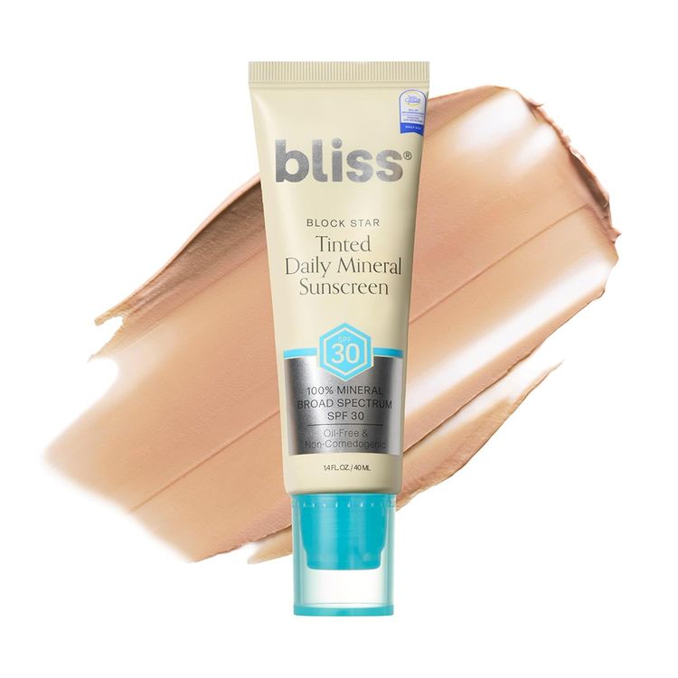 Bliss Block Star SPF 30 Daily Tinted Mineral Sunscreen ($25)