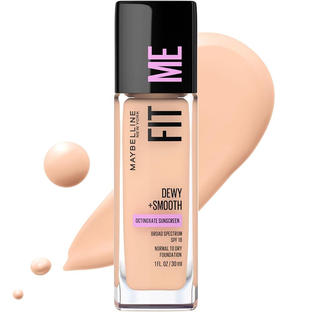 maybelline fit me dewy and smooth foundation