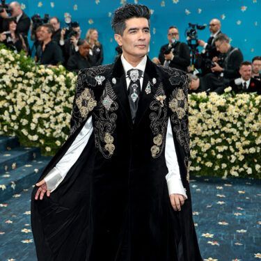 Manish Malhotra attends the 2025 Met Gala Celebrating "Superfine: Tailoring Black Style" at Metropolitan Museum of Art on May 05, 2025 in New York City.