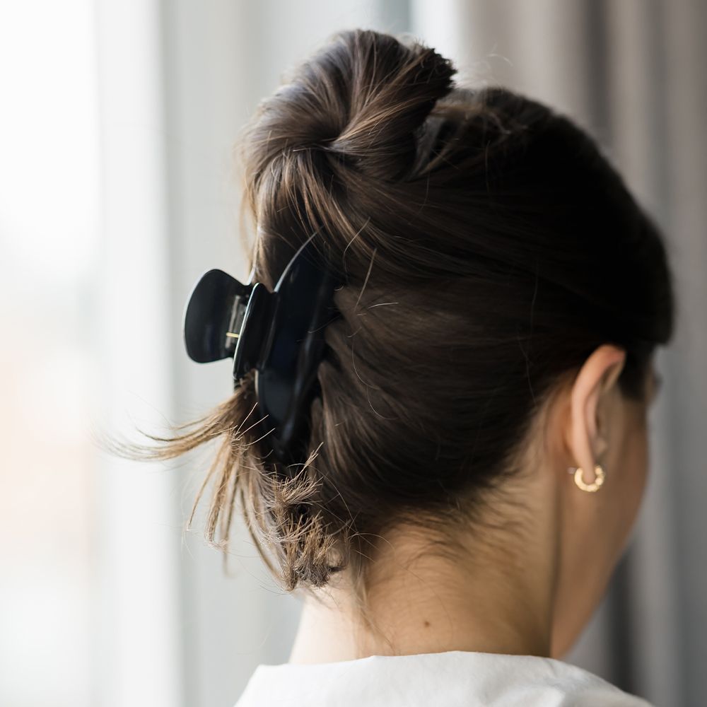 Claw clip updo