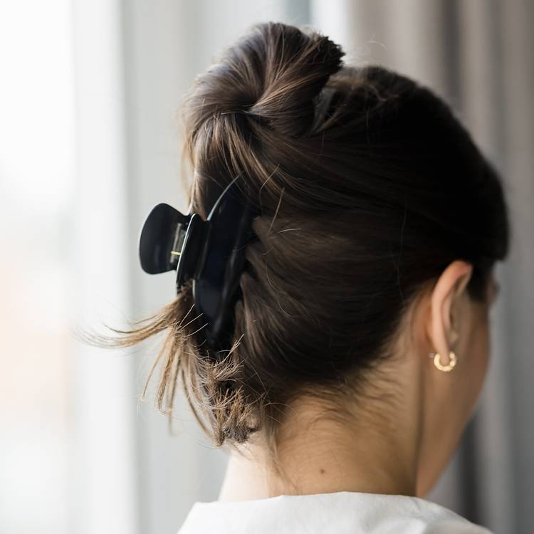 Claw clip updo