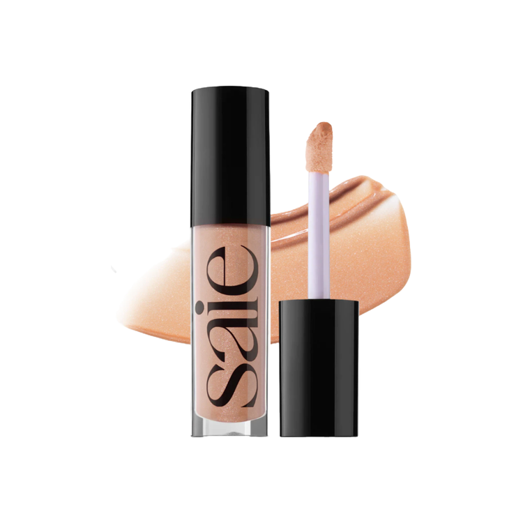 Saie Glossybounce High-Shine Hydrating Lip Gloss Oil in Shimmer Finish ($22)