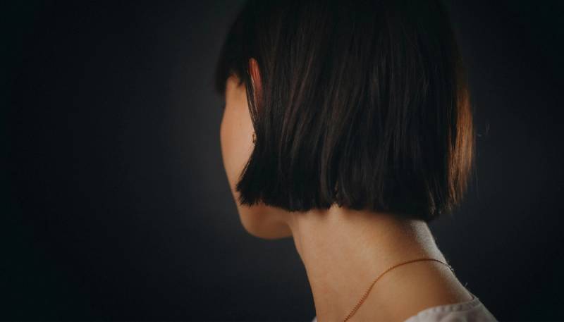 woman with a bob
