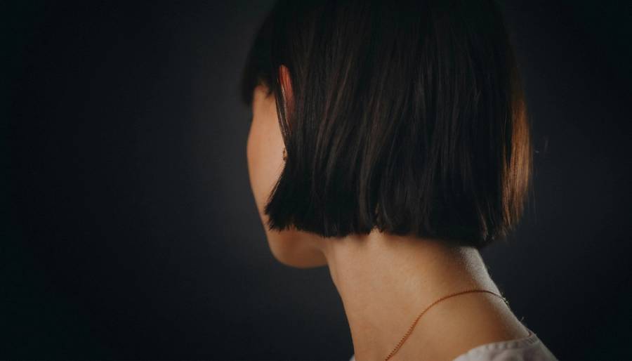 woman with a bob