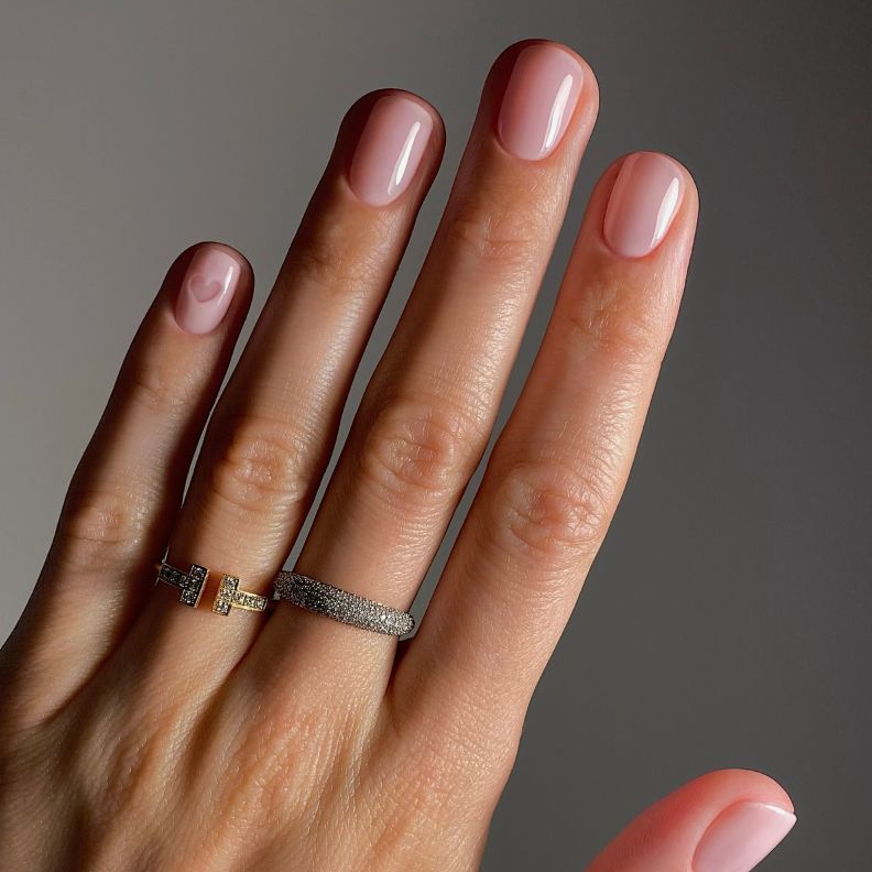 Minimalist Milky Pink