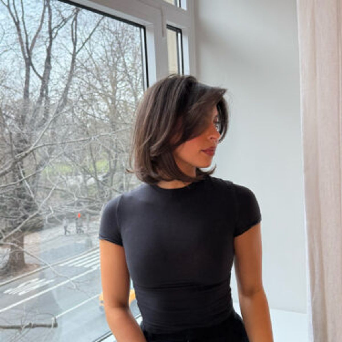 blunt lob with layers