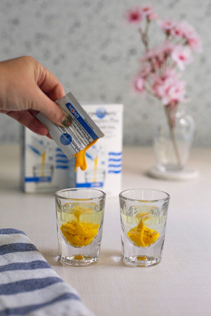 LivOn Labs B Complex Plus in shot glass