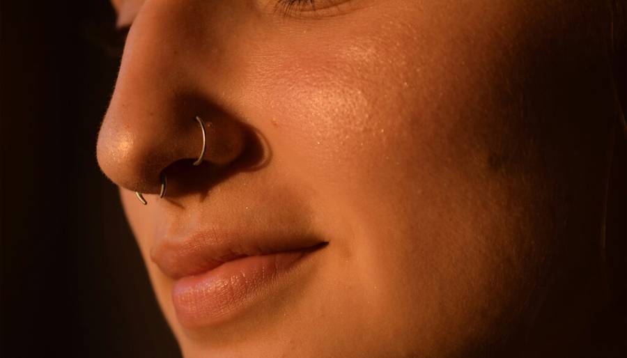 close up of skin