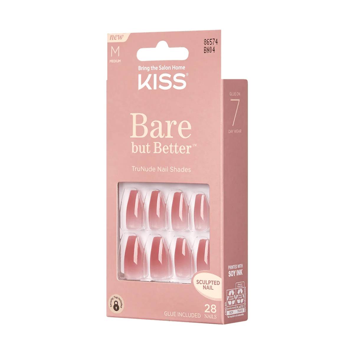 Kiss Bare But Better nails