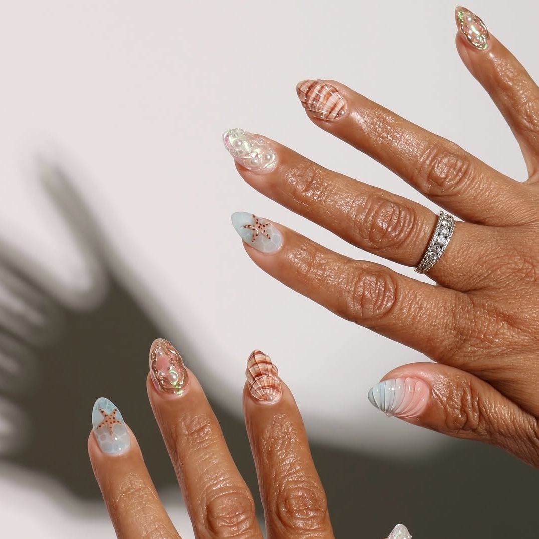 ocean nails @craftedbyaprince