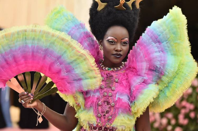 Lupita Nyong'o attends The 2019 Met Gala Celebrating Camp: Notes on Fashion at Metropolitan Museum of Art on May 06, 2019 in New York City.