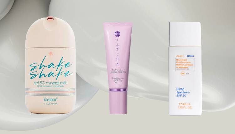 Milky sunscreens