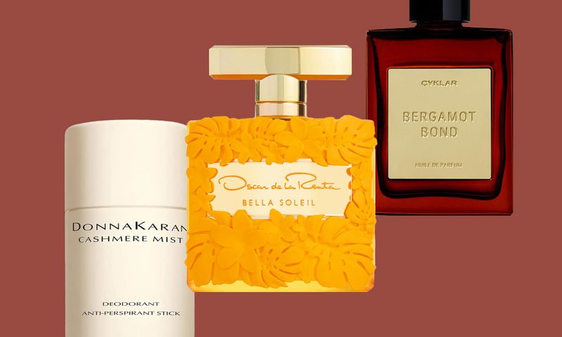 various perfume, deodorant and fragance oil