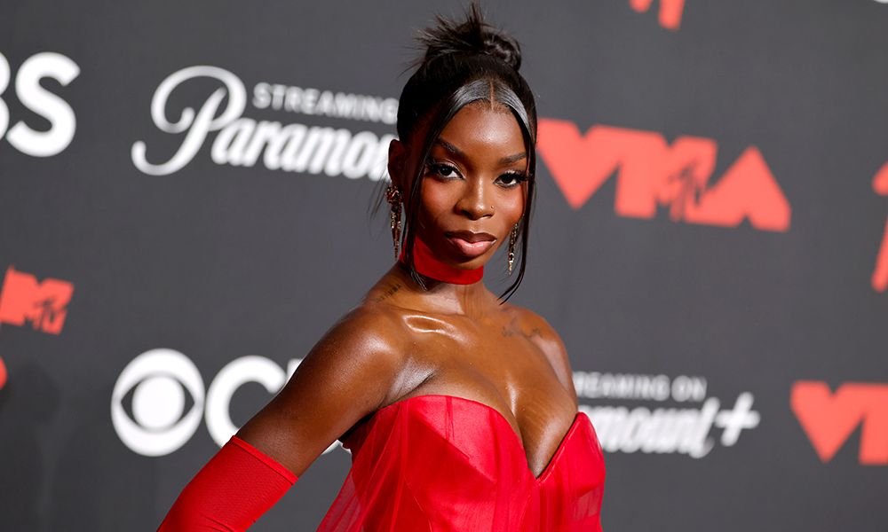 ELMONT, NEW YORK - SEPTEMBER 07: Olandria Carthen attends the 2025 MTV Video Music Awards at UBS Arena on September 07, 2025 in Elmont, New York.