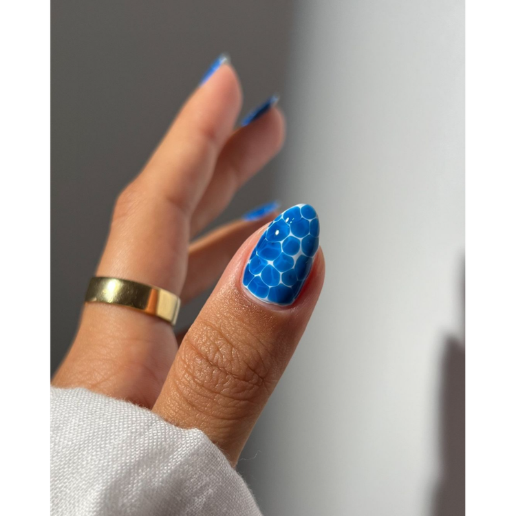 Pool Blue Nails