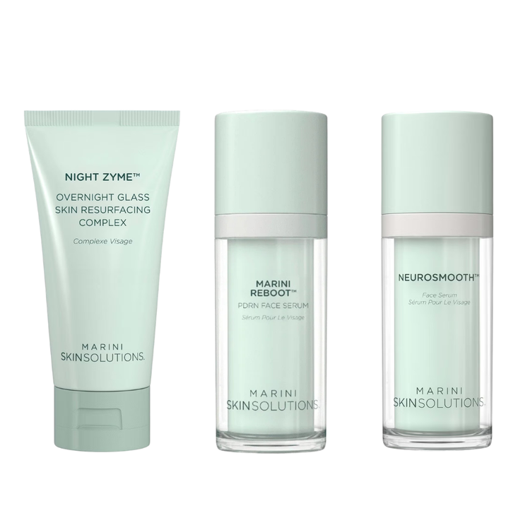 Marini SkinSolutions NightZyme, Reboot and NeuroSmooth