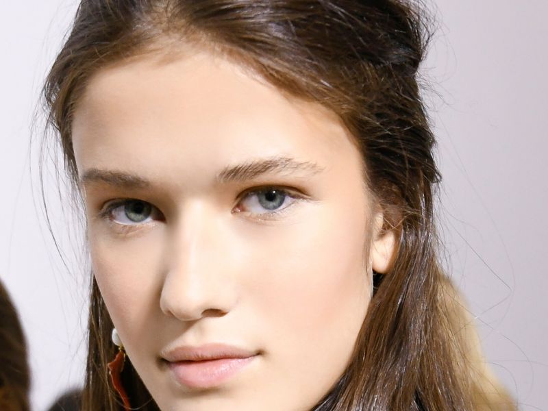 MILAN, ITALY - SEPTEMBER 20: A model is seen backstage ahead of the Fausto Puglisi show during Milan Fashion Week Spring/Summer 2017 on September 20, 2016 in Milan, Italy.; Shutterstock ID 1073721182; Purchase Order: NewBeauty; Job: Web; Client/Licensee: Leiana Foye - Digital; Other: 04-5730-001-11-00