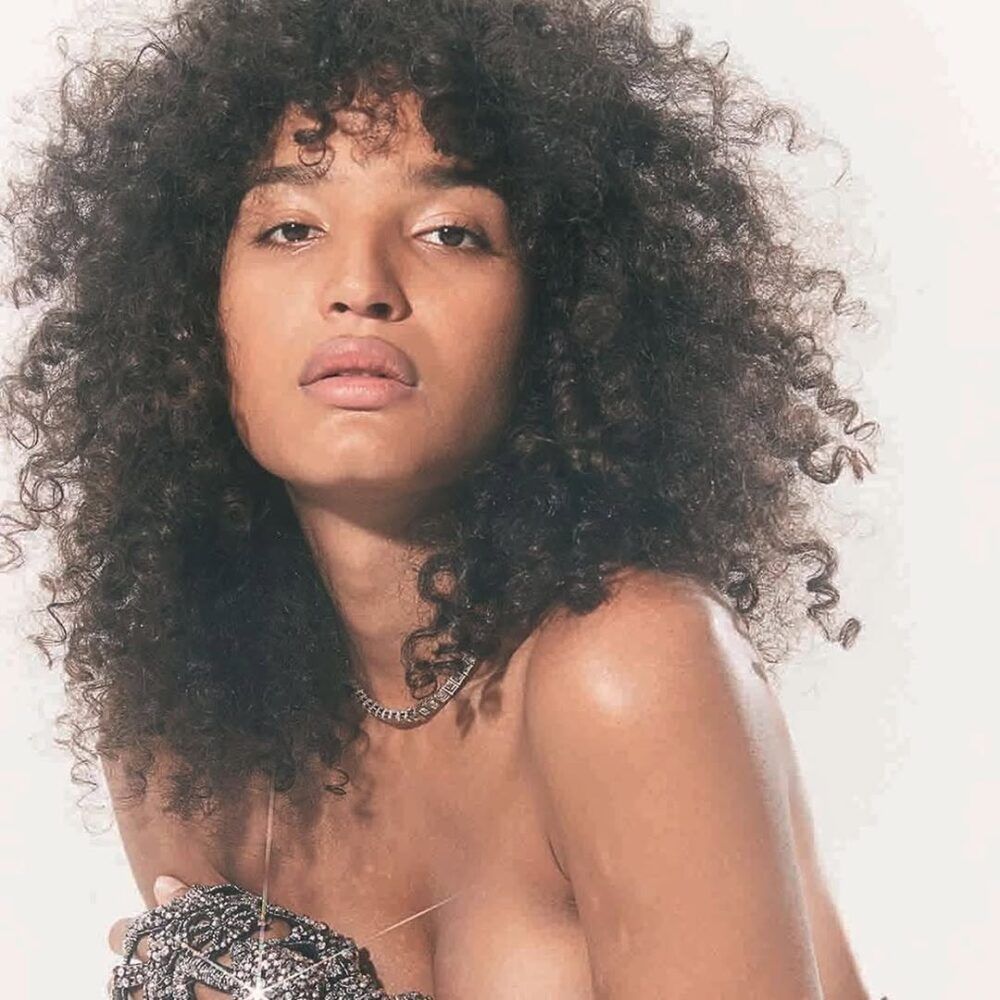 Natural curl haircut