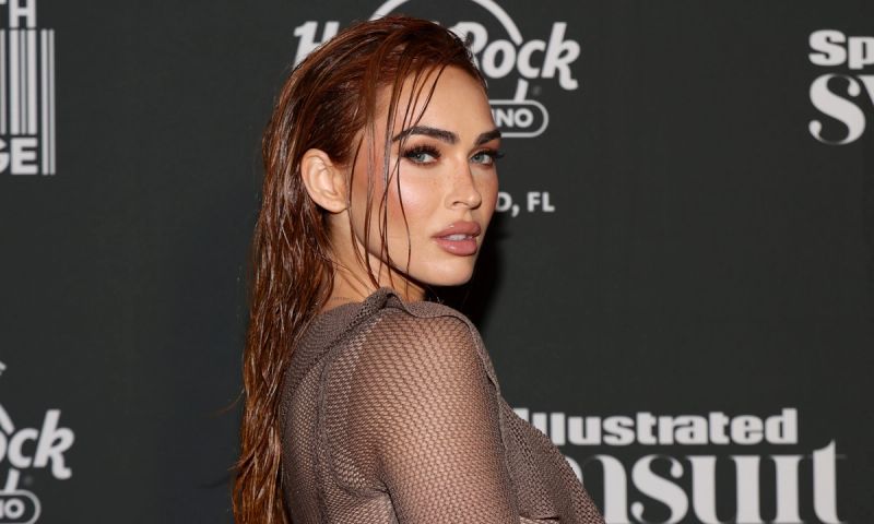 Megan Fox attends the Sports Illustrated Swimsuit 2023 Issue Release Party at The Guitar Hotel at Seminole Hard Rock Hotel & Casino on May 19, 2023 in Hollywood, Florida.