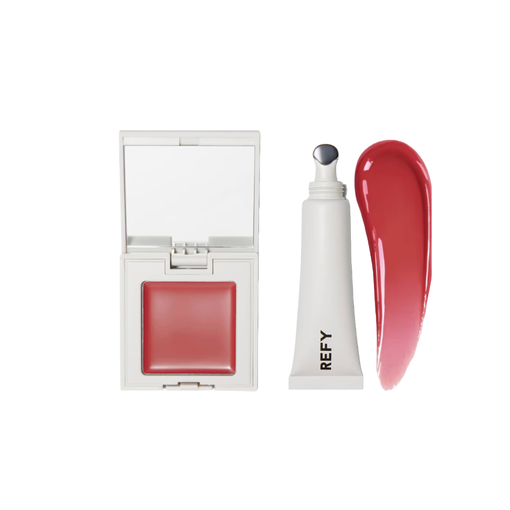 Refy Cherry Cream Blush / Red Lip Gloss Duo ($36)
