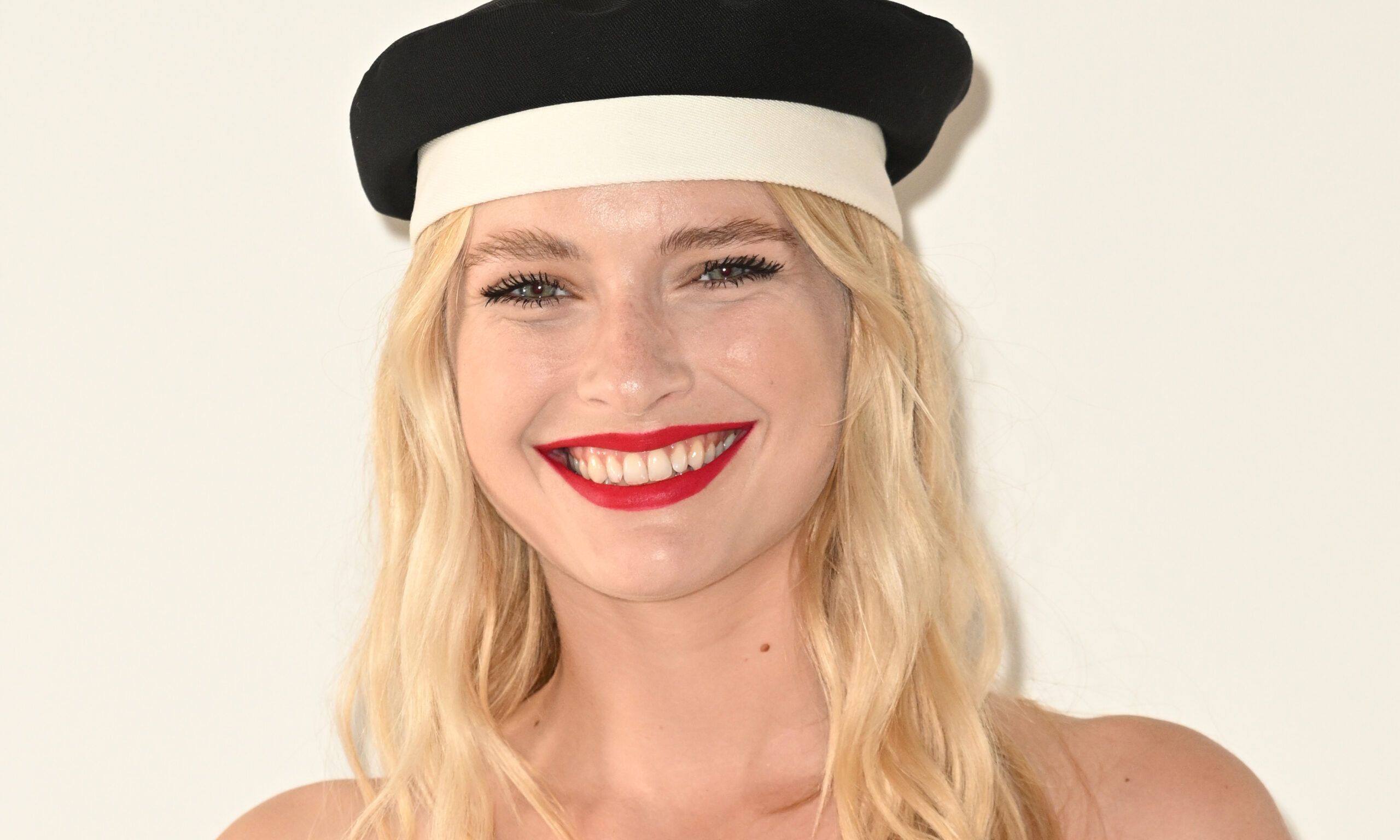 Camille Razat attends the Giorgio Armani Prive Haute Couture Fall Winter 2022-2023