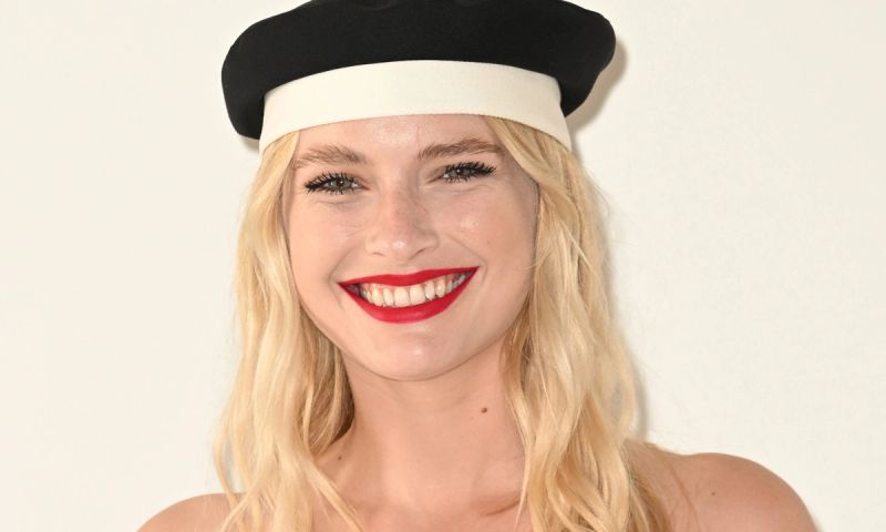 Camille Razat attends the Giorgio Armani Prive Haute Couture Fall Winter 2022-2023