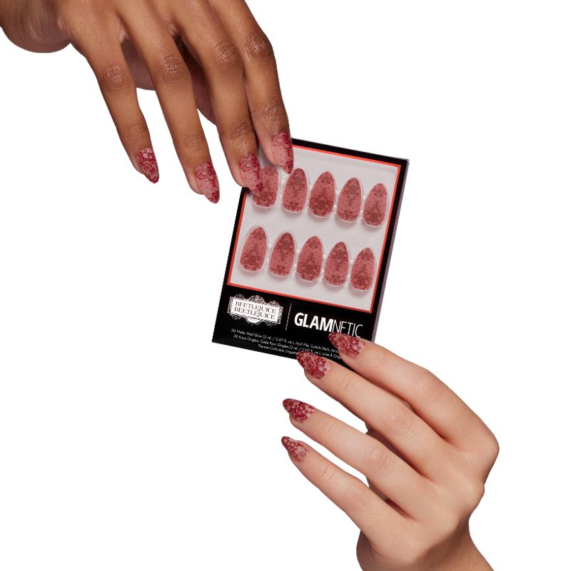 Beetlejuice Beetlejuice x Glamnetic "Lydia" Nails ($22)