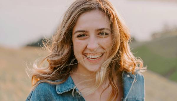 woman with gummy smile
