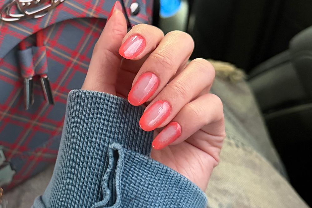 spring aura nails