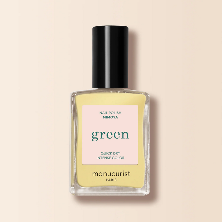 Manicurist Paris Green Natural Nail Polish in Mimosa ($14)