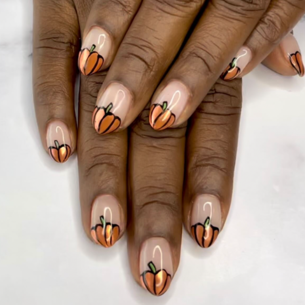 Pumpkin Chrome Tips