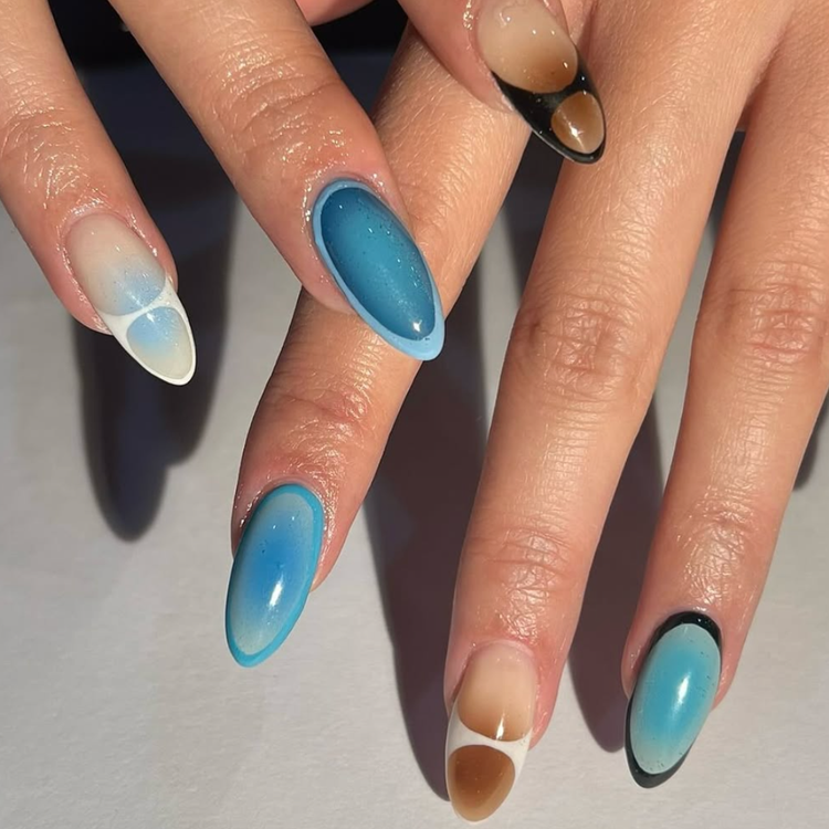 Blue and Brown Aura