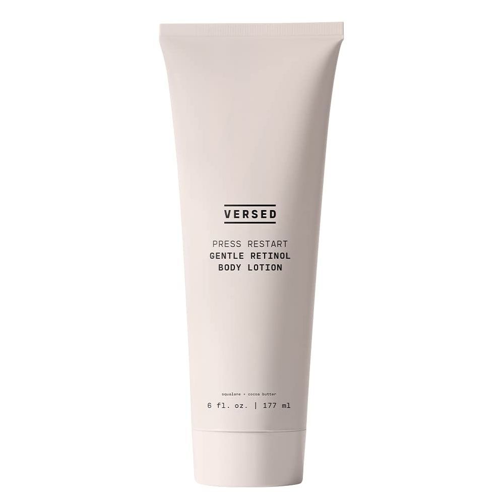 versed press restart gentle retinol body lotion