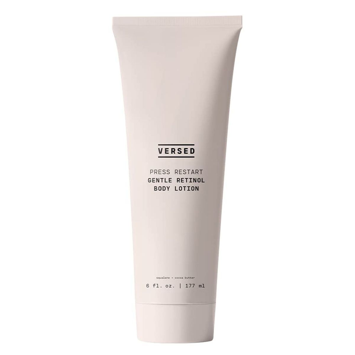 versed press restart gentle retinol body lotion