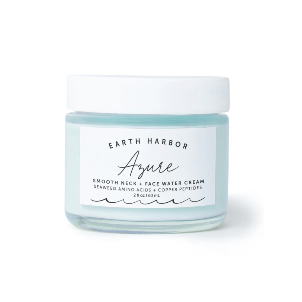 Earth Harbor AZURE Smooth Neck + Face Water Cream ($48)