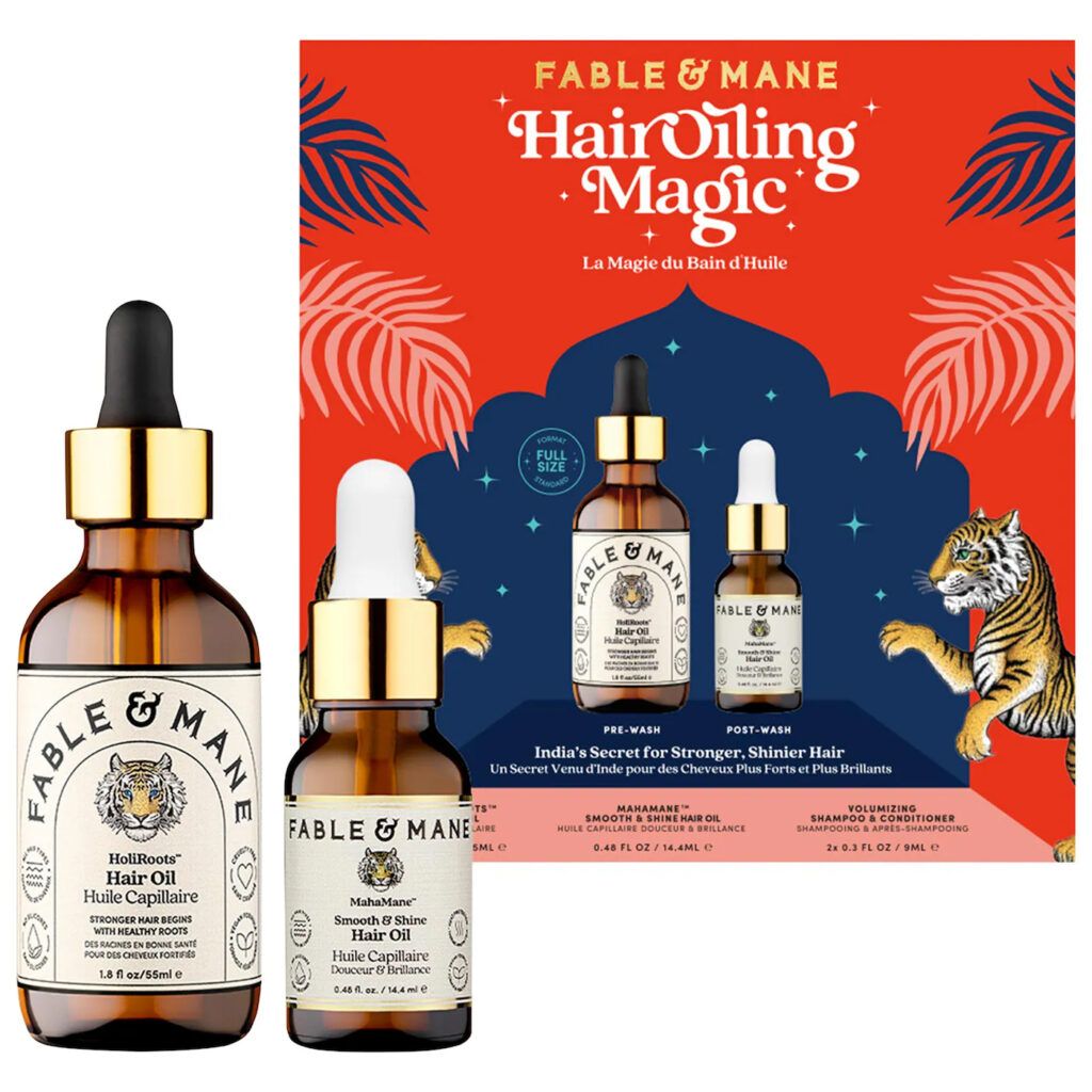 Fable & Mane Hair Oiling Magic Set