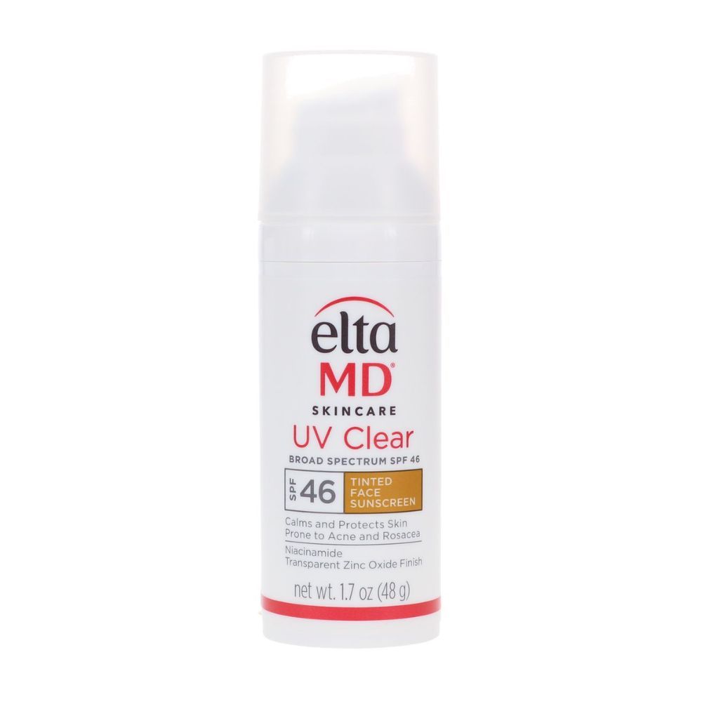 A container of EltaMD UV Clear Tinted Broad-Spectrum SPF 46