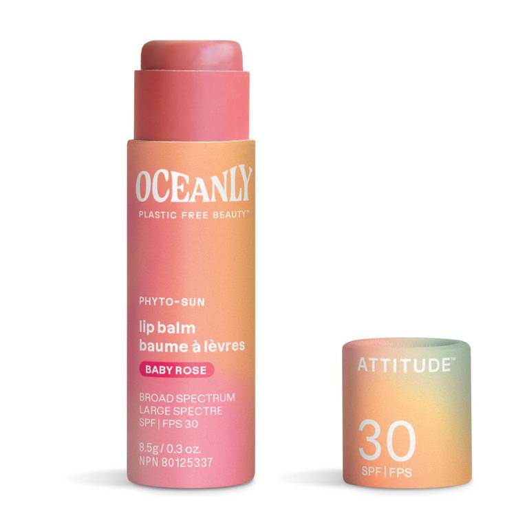 ATTITUDE Oceanly PHYTO-SUN Lip Balm SPF30 - Terracotta